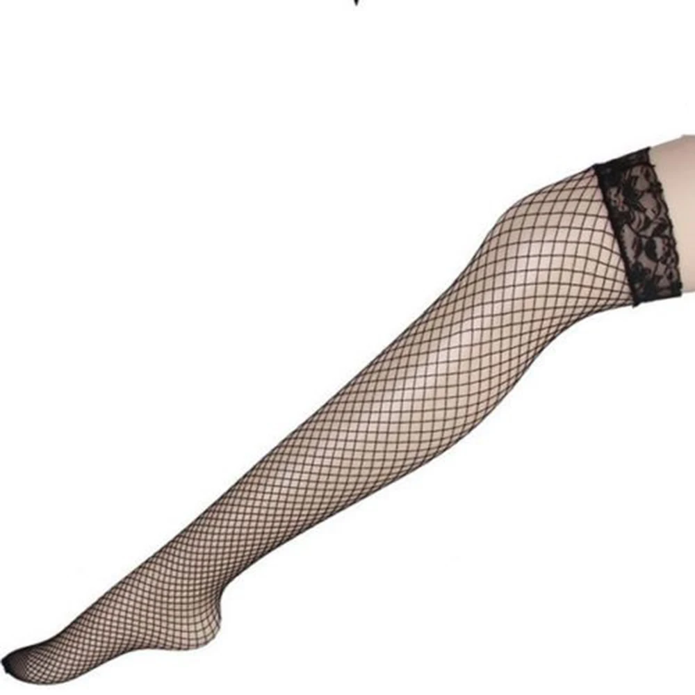 Сексуальные кружевные носки в сетку нижнее белье длинные школьные сетчатые