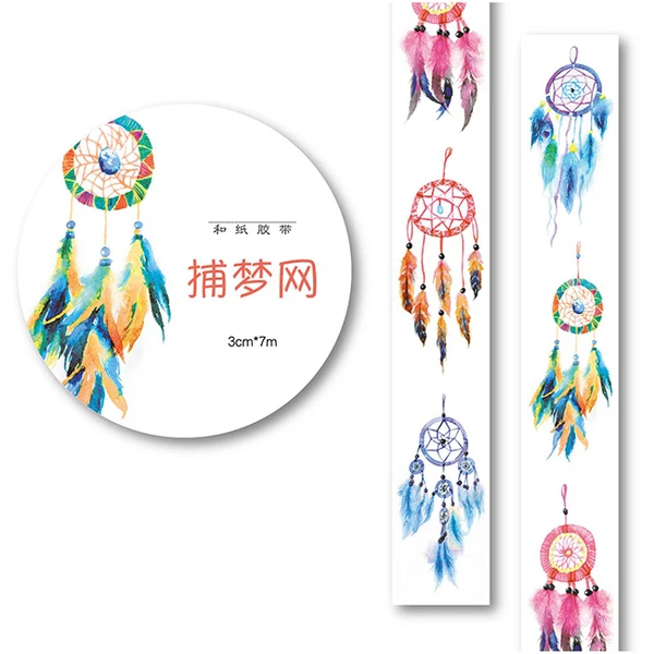 Бесплатная доставка 30 мм * 7 м Высококачественная бумажная Васи