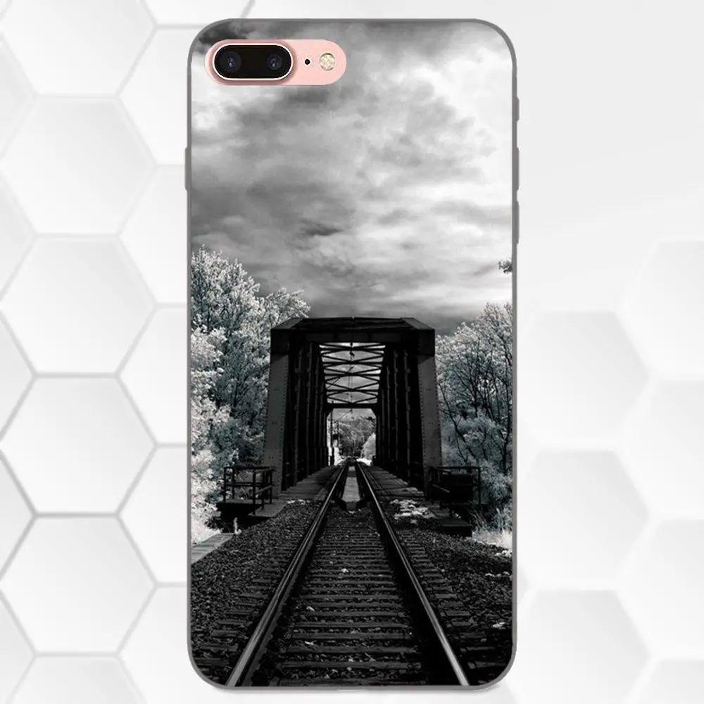 Dark Clouds Railway Soft Silicone TPU Black Cell Phone Case For Xiaomi Redmi Note 2 3 4 4A 4X 5 5A 6 6A Plus Pro S2 Y2 | Мобильные