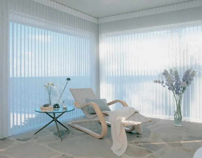 Hanas жалюзи вертикальные Индивидуальный размер белый бежевый цвет окно дневной