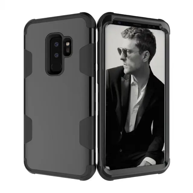 Противоударный армированный чехол для Samsung Note 8 9 S8 S9 Plus S10E S10 Note9 модный Гибридный 3