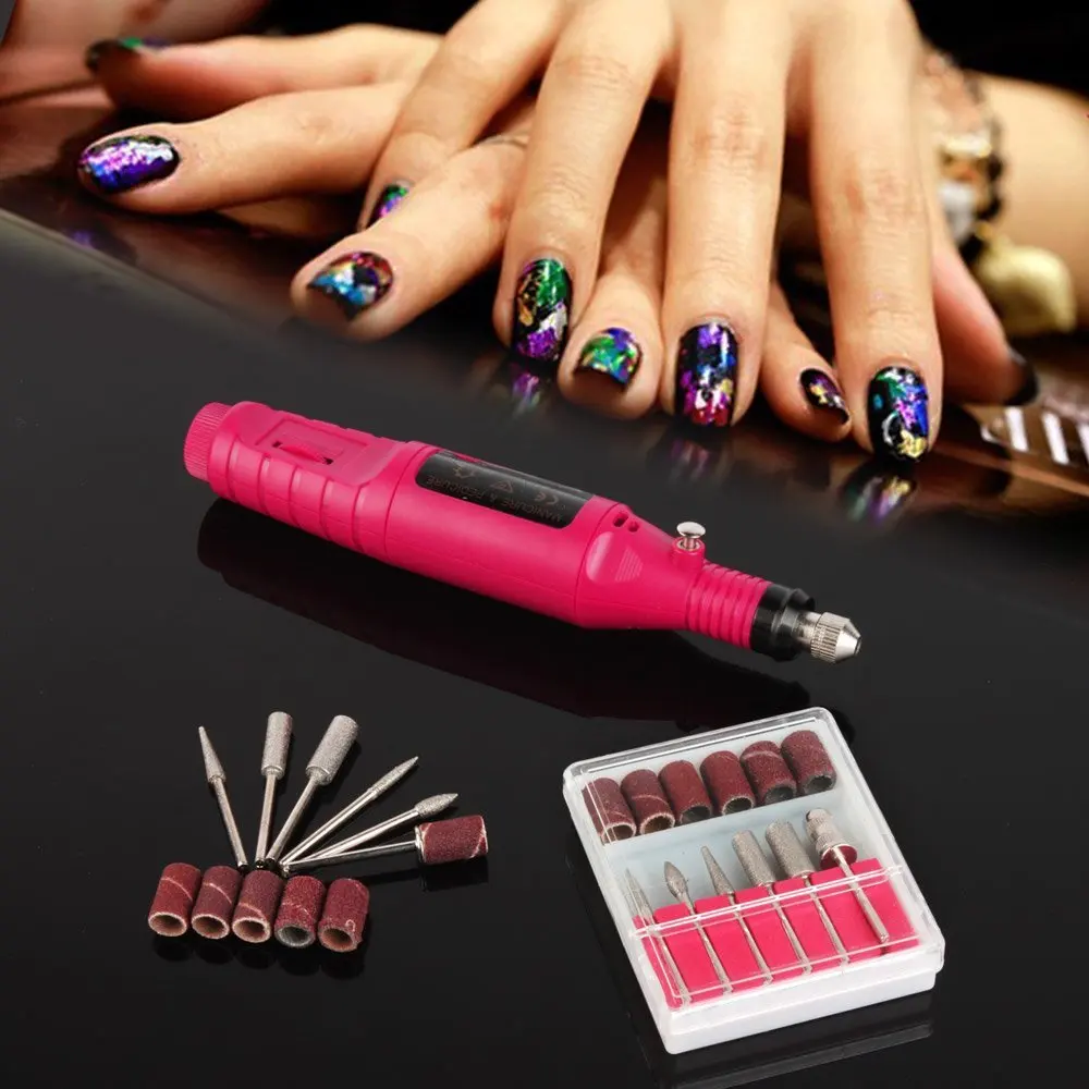 1 Набор электрической дрели для маникюра педикюра пилки полировки набор