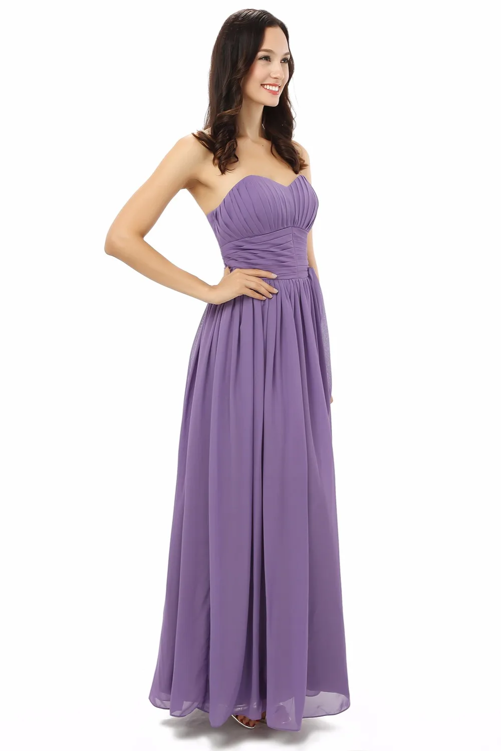 Forevergracedress фиолетовый цвет платье подружки невесты Новинка без рукавов длинное