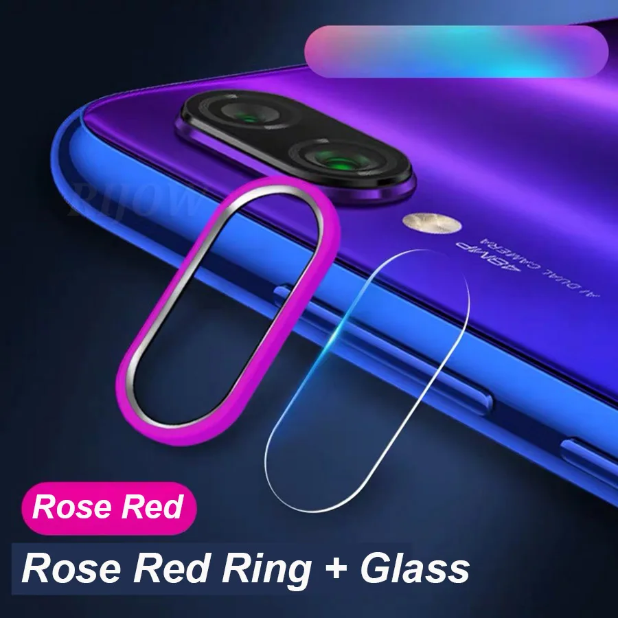 Закаленное стекло для Xiaomi Redmi K20 Note 7 Pro металлический объектив камеры защитное