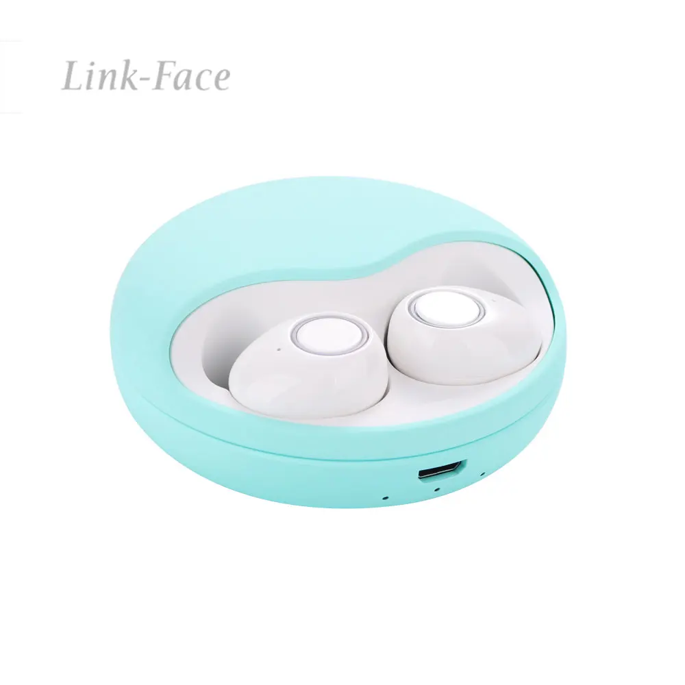 Link Face Mini TWS Bluetooth 5 0 наушники настоящие беспроводные свободные руки спортивные