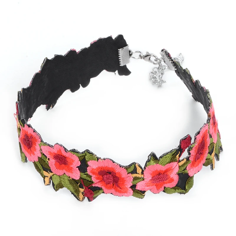 Personality Summer Chocker Exquisite Embroidery Flower Shape Decorations For Women Best Gift Girls Necklace Lady | Украшения и