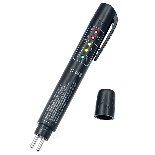 Brake Fluid Tester Автомобильный тестер тормозной жидкости с 5 светодиодный автомобильный инструмент диагностические инструменты мини-тестер тормозной жидкости автомобильный диагностический инструмент - Цвет: Brake Fluid Tester