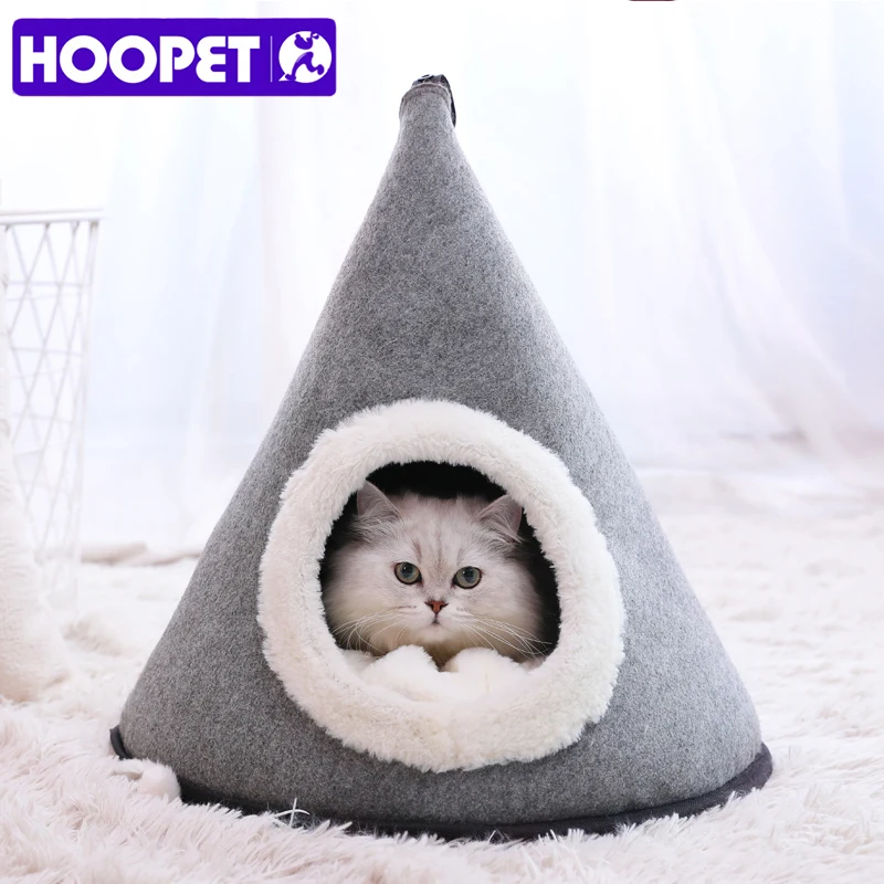 HOOPET Pet кошка кровать щенок питомник дом спальный мешок теплое гнездо высокое
