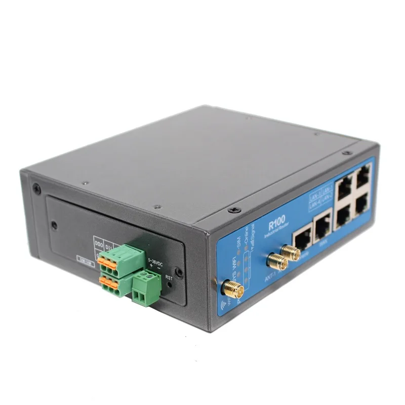R100 серия с поддержкой портов ввода-вывода промышленный VPN Wi-Fi роутер со слотом для