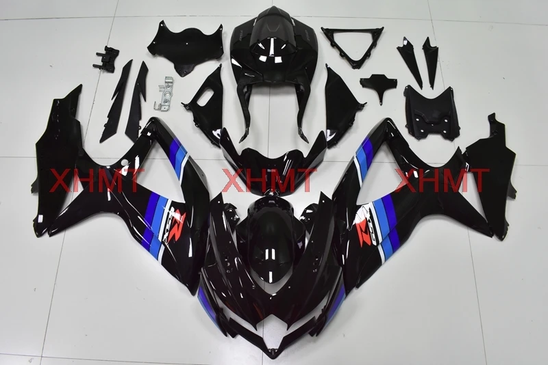 injection moulding Для GSXR 750 2008-2010 K8 кузова GSX R 750 2010 обтекатели GSXR 600 2010 глянцевые черные синие комплекты для тела - Цвет: injection moulding