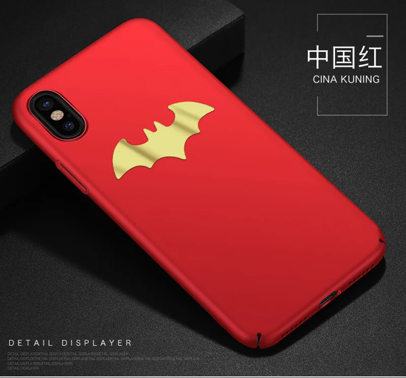 Для iPhone XS чехол для MAX XR ультра тонкий оригинальный Жесткий ПК телефона x 6 6s 7 8 Plus
