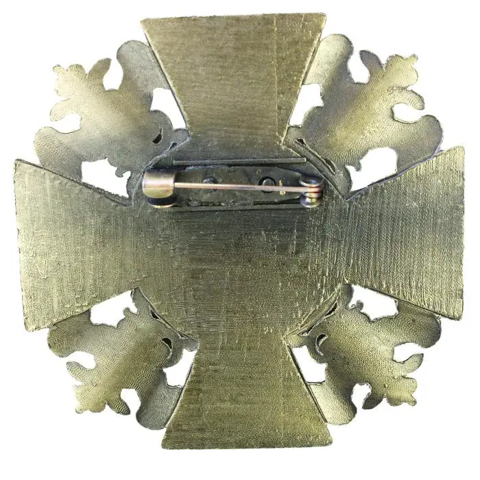 Антикварные Золотые поделки. Значок с двуглавым орлом. Брошь крест. Искусство и