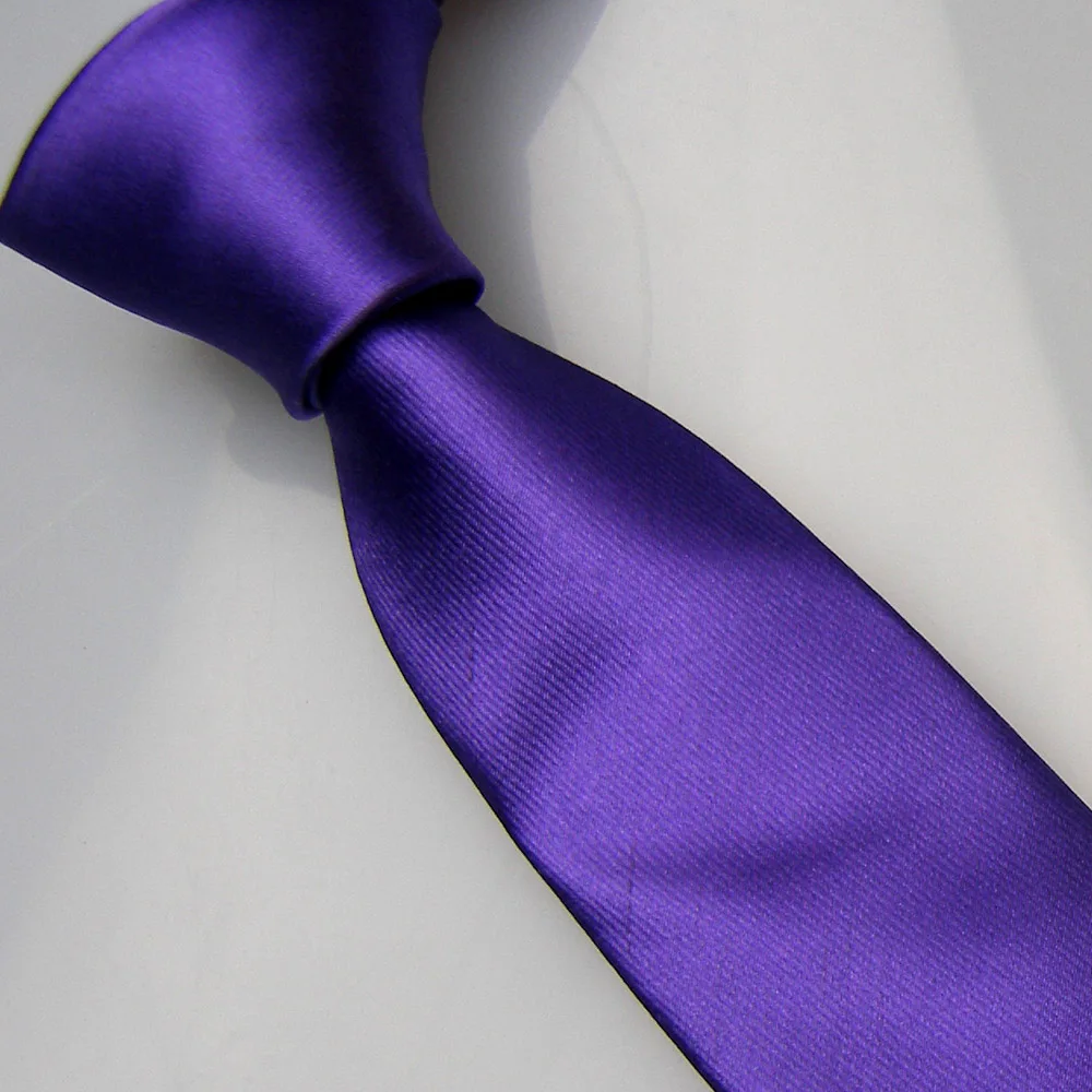 Мужские галстуки для костюма новый дизайн фиолетовый однотонный жаккардовый