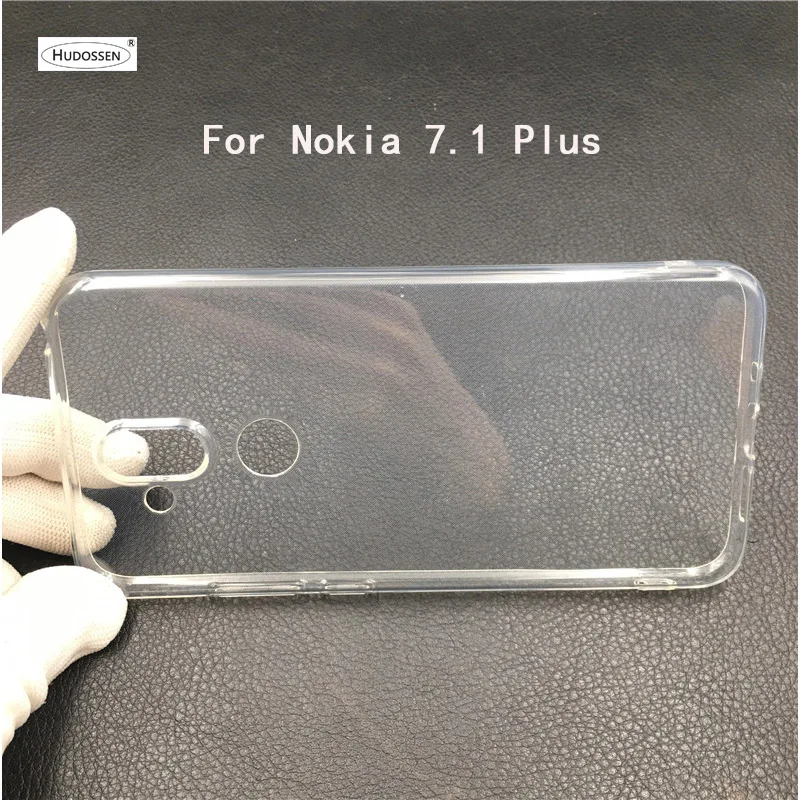 HUDOSSEN для Nokia 7 1 плюс TA 1131 прозрачный чехол ультра тонкий мягкий силиконовый из ТПУ