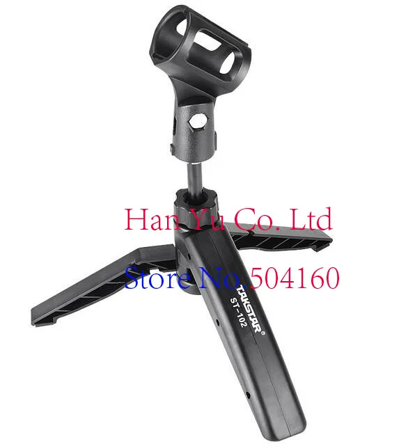 Регулируемый Настольный штатив Портативная подставка для микрофона зажим