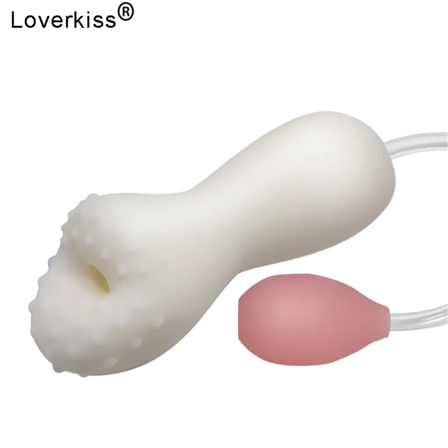 Мужской всасывающий насос Loverkiss ручной для мужской мастурбации пениса Сжимаемый