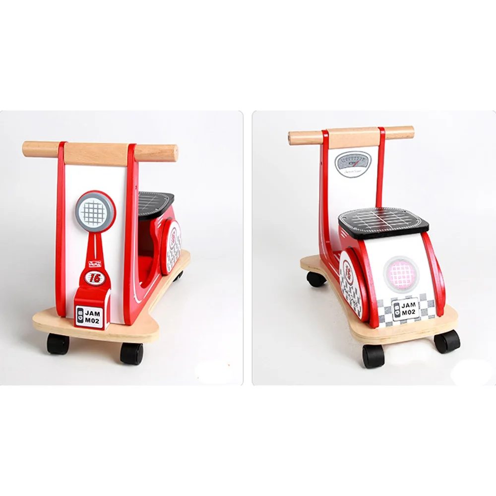Детские ходунки из чистого дерева детские игрушки для езды на машине|baby ride|ride on