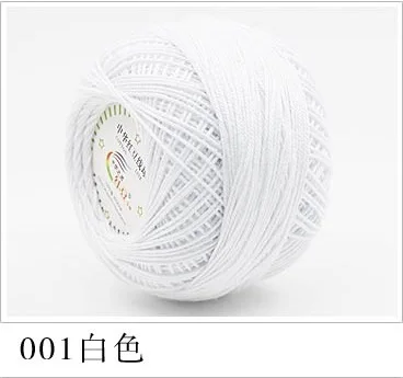 01 Mylb 10 шариков = 500 г 3# кружевная пряжа хлопок пряжа для вязания крючком тонкая чесаная пряжа с использованием 2,5 мм пряжа для вязания крючком - Цвет: 01