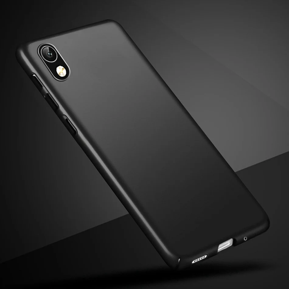 Black Honor 8S Hard Matte Case For Huawei Honor 8S Case Ultra Slim Plastic Phone Case Cover For Huawei Honor 8 S 8S KSE-LX9 KSA-LX9 - Color: Black