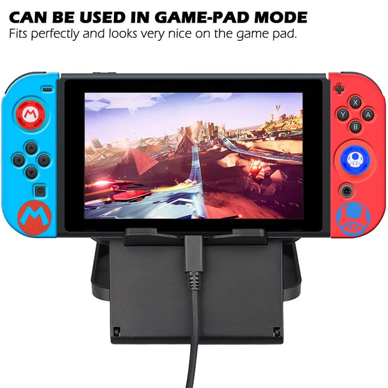 Силиконовый чехол Yoteen Joycon для контроллера nintendo Switch Противоскользящий резиновый