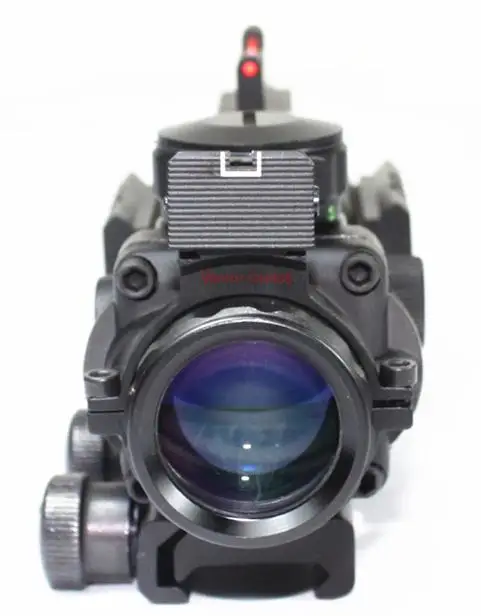 Акция тактическая Оптика 4x32 призмовый прицел волоконная оптика Crosshair .223 4/6