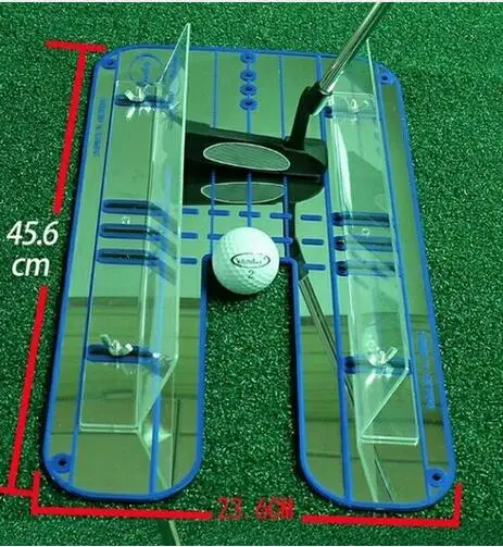 2017 Hot sale Golf miroir de formation mettre Alignment Eyeline New Aid pratique formateur Portable