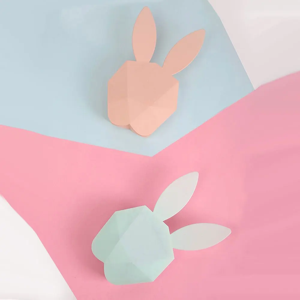 Милый кролик ночник будильник Голосовая активация светодиодные цифровые часы