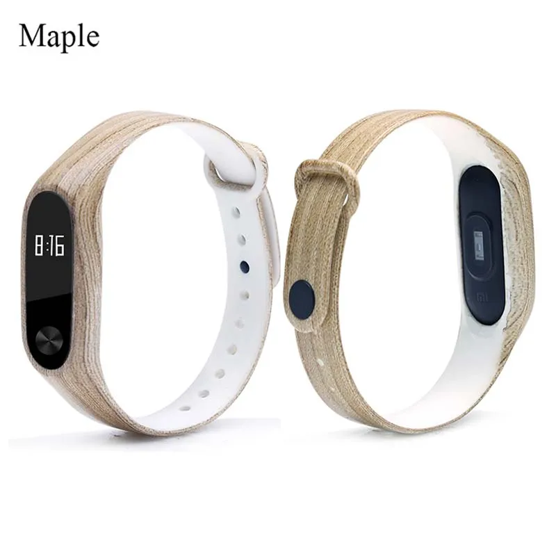 Ремешок для браслета Xiaomi Mi Band 2 силиконовый черно белый ремешок miband цветные