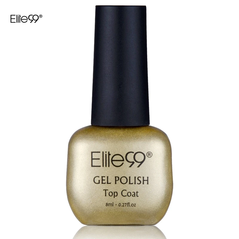 Elite99 8MLUV Гель-лак для ногтей Светодиодный лампа Гель-лак чистые цвета Полупостоянный Гель-лак для ногтей базовый топ - Цвет: 8ml top coat