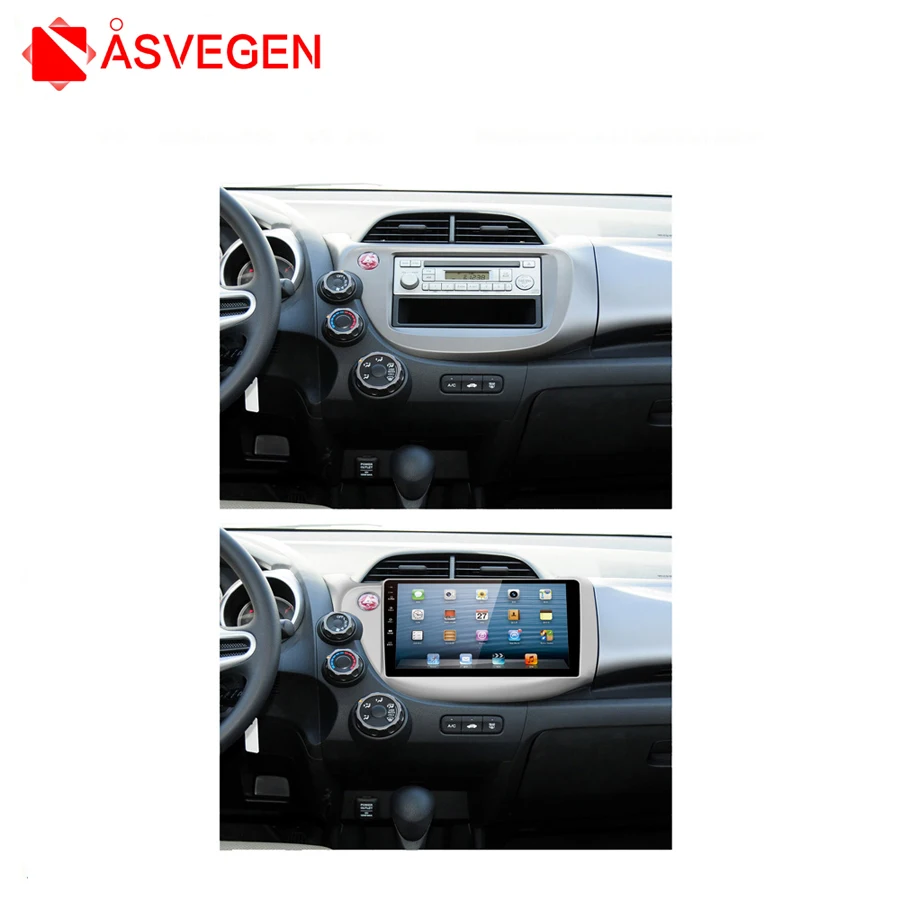 Asvegen автомобильный радиоприемник Fascia рама пластины панели Dash Stereo установочный