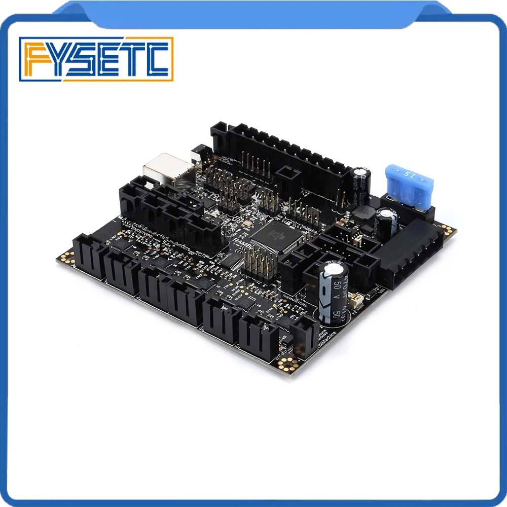 RAMBo 1.4 Motherboard RAMBo V1.4 board MEGA And Stepper Drivers All On One Integrated PCB For Arduino Lulzbot Taz6 3D Printer