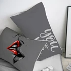 Чехол для подушки на заказ 50x70 50x75 50x80 70x70 декоративный чехол для подушки Серый поцелуй губы постельное белье для свадьбы Прямая поставка