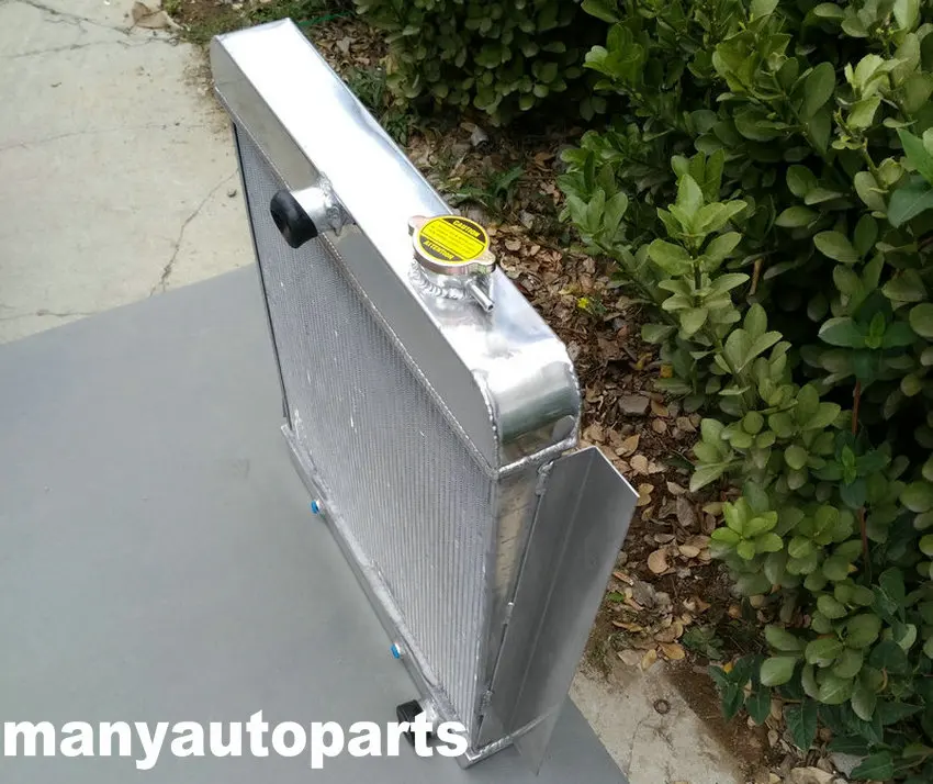 3 алюминиевый радиатор с сердечником + вентилятор для Chevy пикап грузовик V8 1955 1956 1957