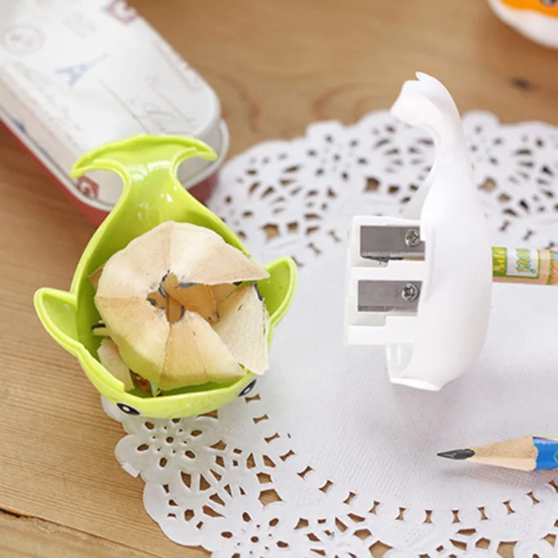 1 х кавайная точилка для карандашей с отверстиями в животном стиле школьный милый