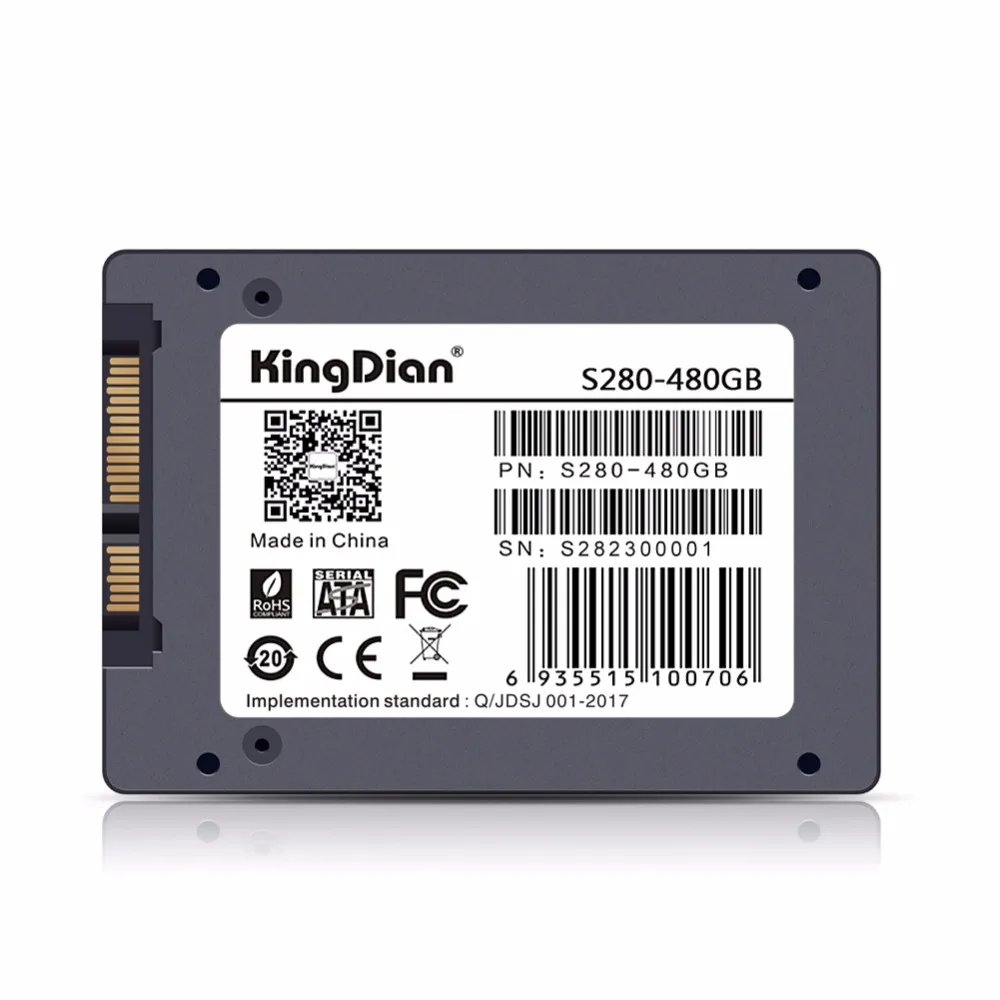KingDian SSD 120 ГБ 240 ГБ 480 ГБ 2,5 дюйма 60 Гб 64 Гб Внутренний твердотельный жесткий диск sata3 для настольных ПК и ноутбуков