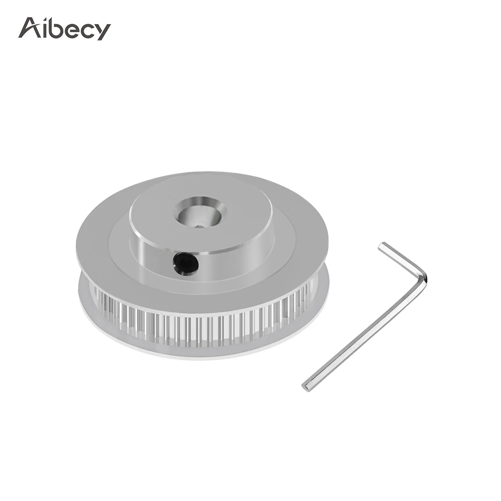 Алюминиевые зубчатые шкивы Aibecy GT2 60 зубьев т 5 мм отверстие синхронное колесо для