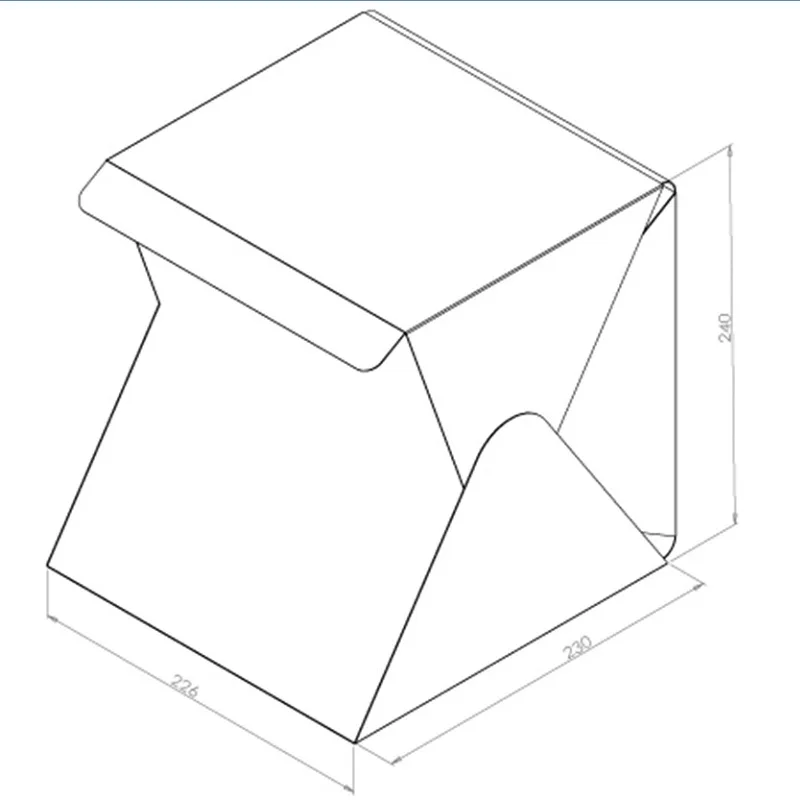 Портативный складной мини-Лайтбокс для фотостудии софтбокс комплект освещения