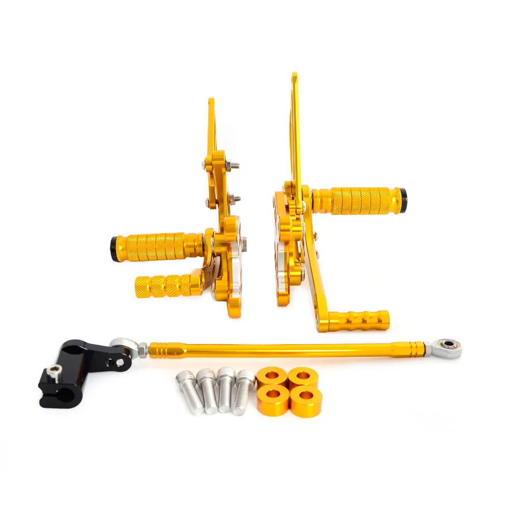 NICECNC CNC Adjustable Rear Sets Foot Peg Footrest Footpeg For Honda CBR929RR 2001 2002 CBR954RR 2003 CBR 929RR 954RR | Автомобили и