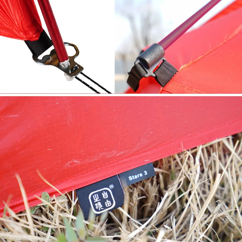 Стандартная (черная этикетка) трехместная односторонняя кемпинговая палатка The