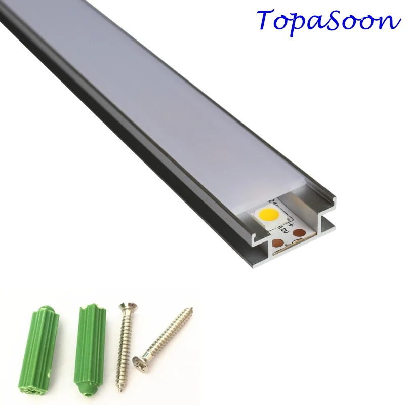 10PCS 1m length aluminium led strip profile free shipping led strip aluminum channel housing LA-LP11B for 10mm width led strip