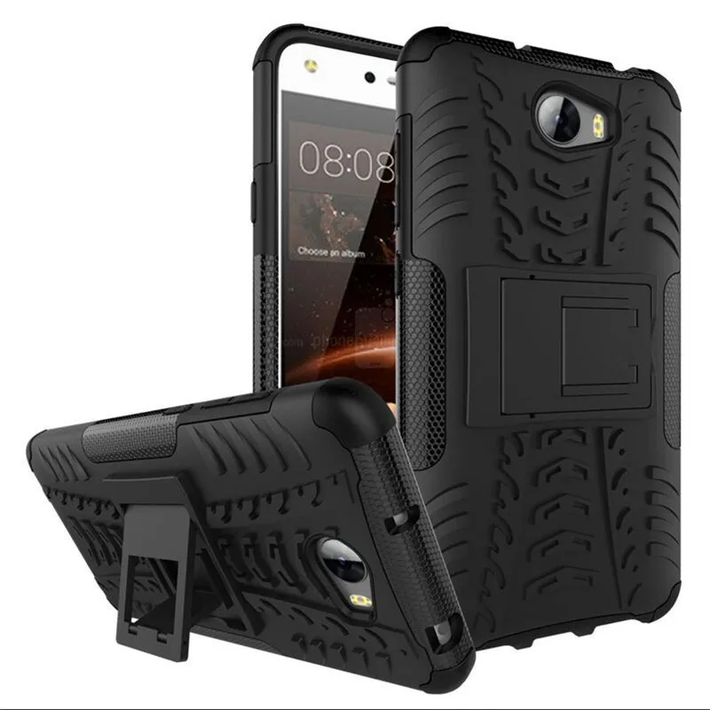 Для huawei Ascend Y5 II случае Heavy Duty Броня ударопрочный гибридный силиконовой резины