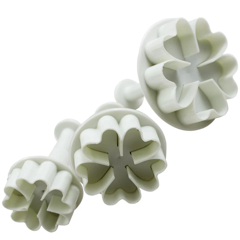

3pcs/set Love Cookie Cutters Cake Decorating Icing Plunger Tools Fondant DIY Sugarcraft Mold Decorating Cookie Cutter Cake Tools