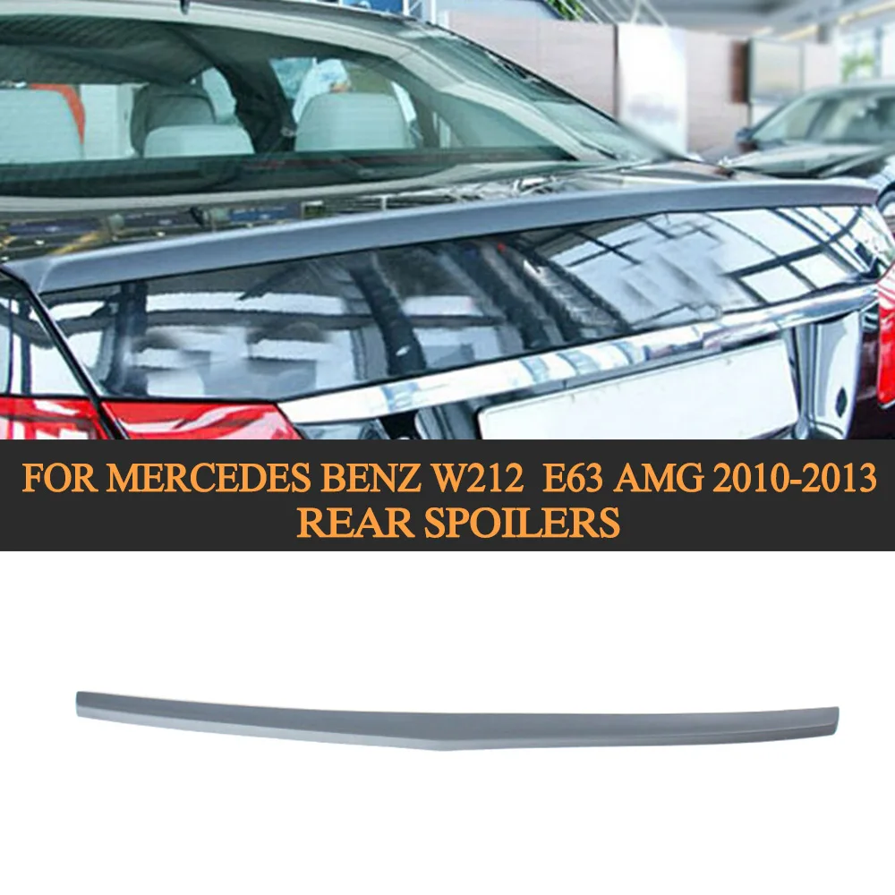 

Unpainted PU Material Car Rear Spoiler for Mercedes Benz W212 E250 E350 E550 E300 E63 AMG 2010-2013 Trunk Spoiler Wing