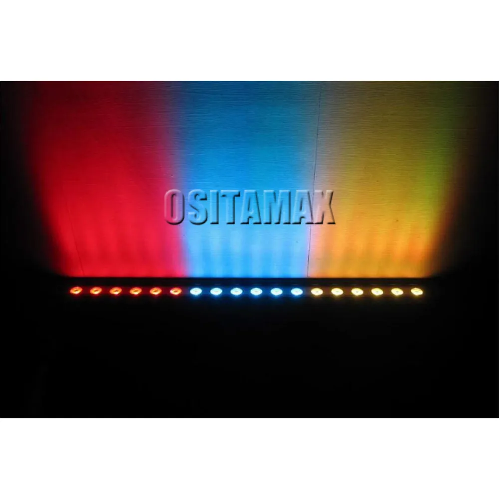 8 шт. светодиодный настенный светильник 18X3W RGB IP65 открытый сценический DJ ing