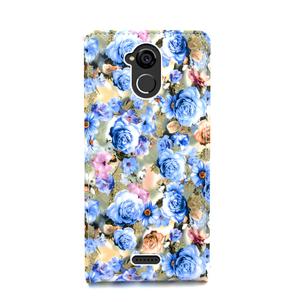 Для BQ bqs 5510 чехол 5.5 ''высокое качество leopard цветок Флип кожаный Coque для bq Strike