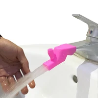 new 1 pcs silicone faucet extender toddler kids water reach faucet rubber hand washing bathroom accessorie kitchen tools