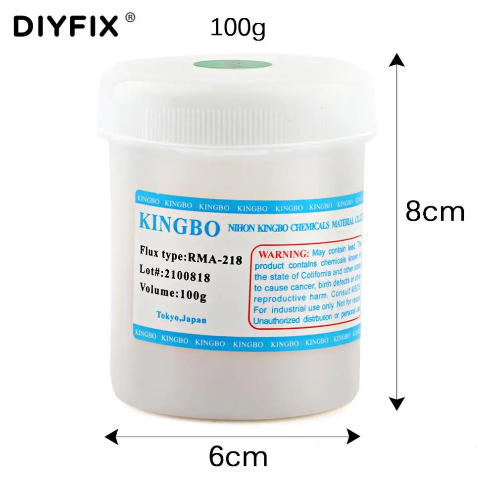 DIYFIX Kingbo RMA-218 bga паяльная флюсовая паста паяльной Для SMT 100g Ремонт поток |
