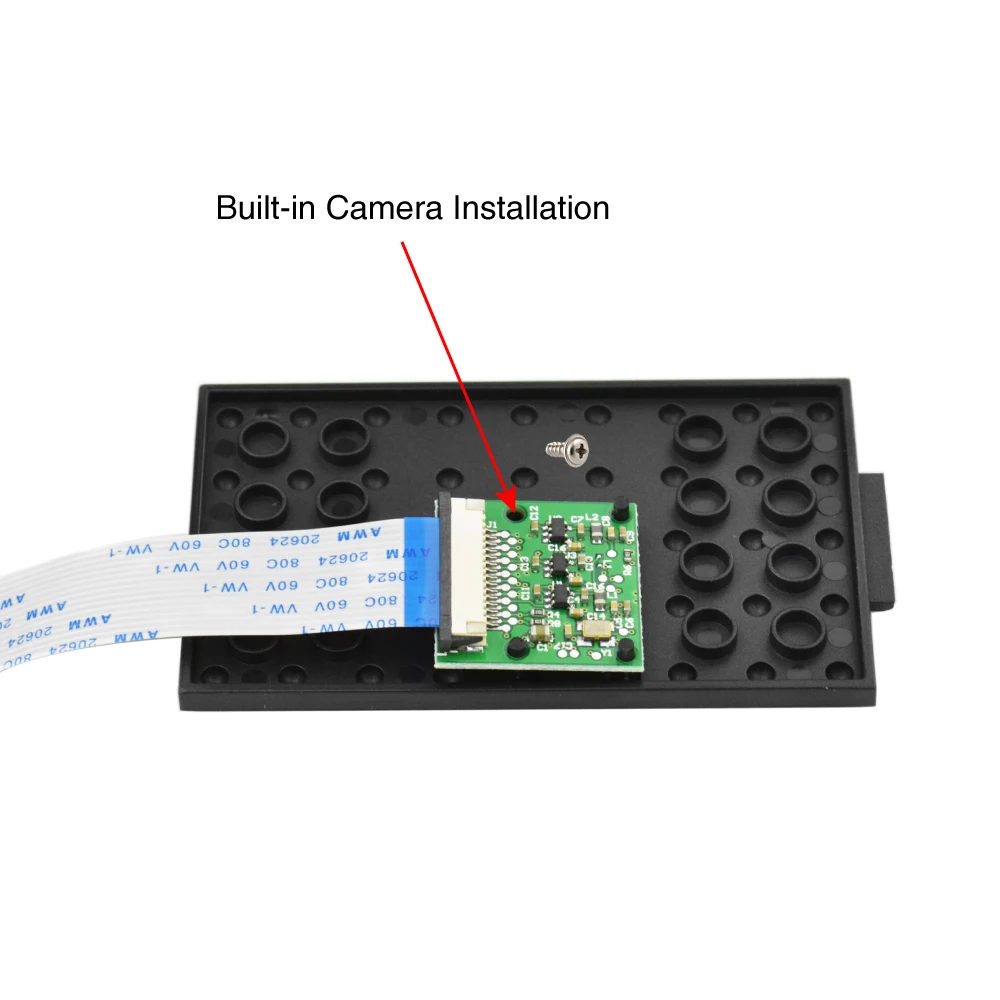 Черный корпус Keyestudio/корпус из АБС пластика для установки камеры Raspberry Pi 3 / B +/2 Model