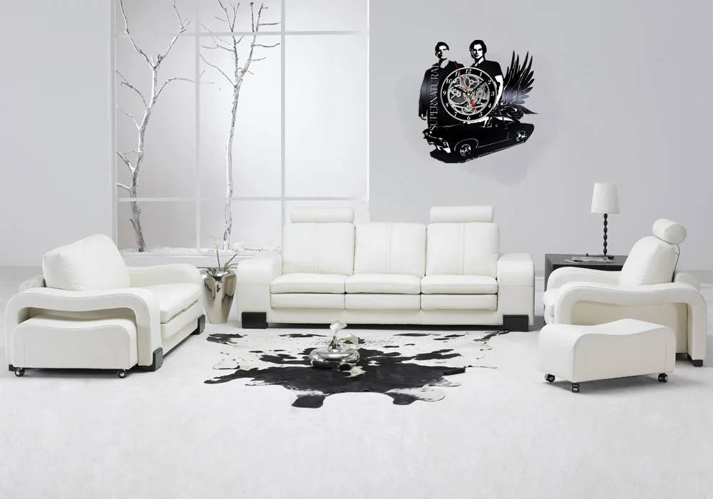 Сверхъестественные виниловые настенные часы. Декор для вашей домашней комнаты