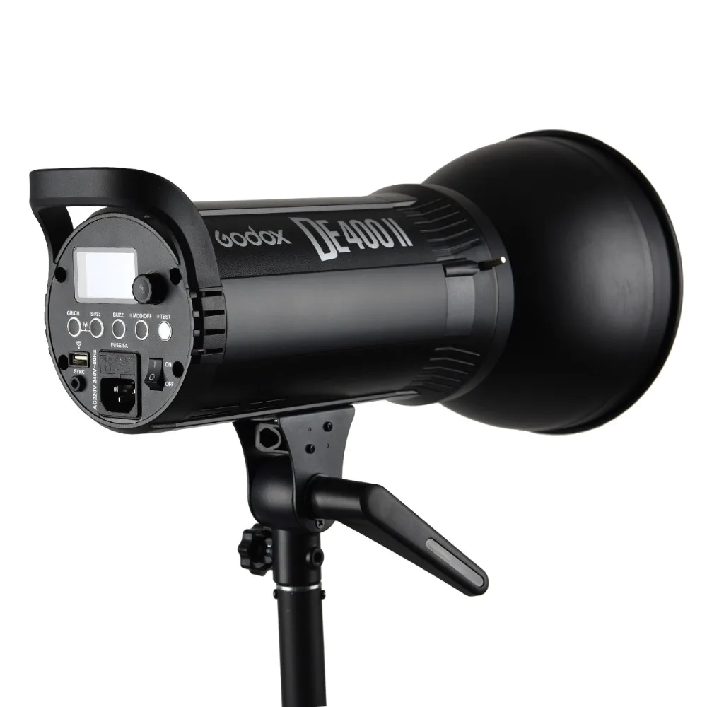 Godox DE400II 400 Вт 400Ws студийная вспышка GN65 стробоскоп головное Освещение фотография Bowens крепление студийная вспышка